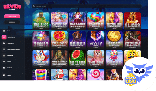 Spelaanbod Seven casino spellen