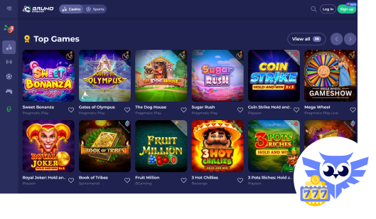 Spelaanbod Bruno casino spellen