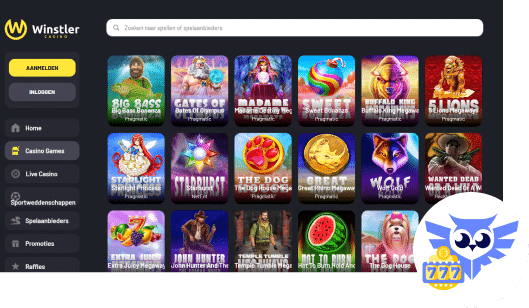 Spelaanbod Winstler casino spellen
