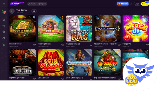 Spelaanbod Zumospin casino spellen