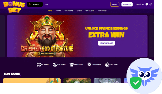 BonusBet casino betrouwbaar