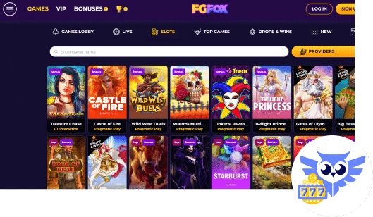 Spelaanbod FG Fox casino spellen
