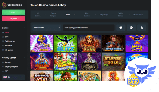 Spelaanbod Touch casino spellen