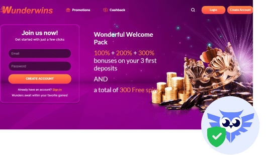 Wunderwins casino betrouwbaar