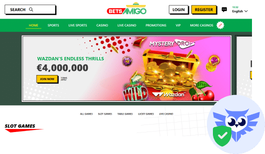 BetsAmigo casino betrouwbaar