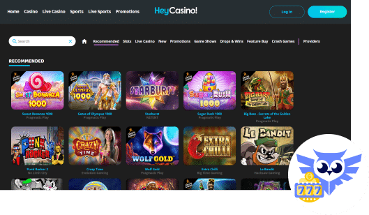 Spelaanbod bij HeyCasino
