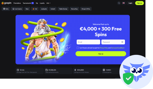 GxSpin casino betrouwbaar