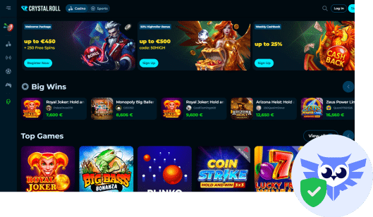 Crystal Roll casino betrouwbaar