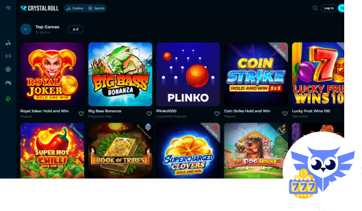 Ontdek meer dan 6.000 Crystal Roll games