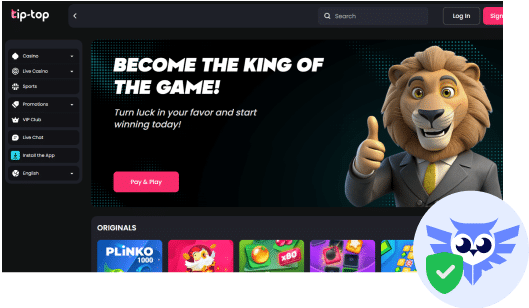 TipTop Bet casino betrouwbaar