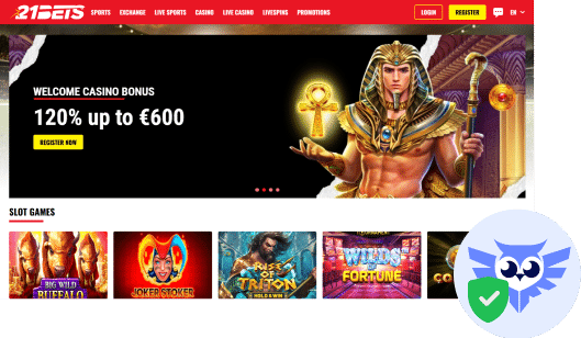 21Bets casino betrouwbaar