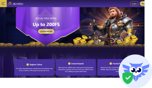 4Kasino casino betrouwbaar