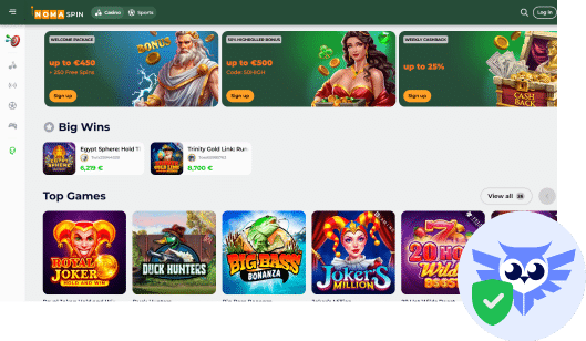 Nomaspin casino betrouwbaar