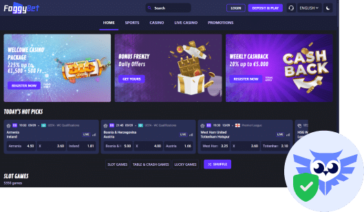 FoggyBet casino betrouwbaar