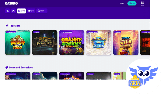 Spelaanbod bij Casumo