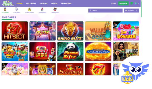 Spelaanbod in Lucy’s online casino