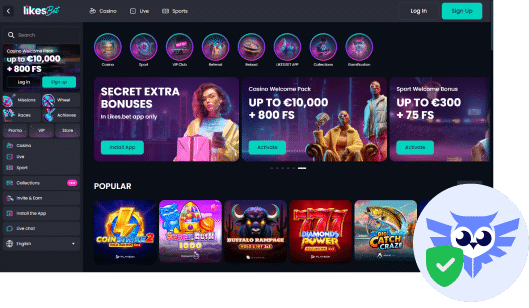 Likes Bet casino betrouwbaar