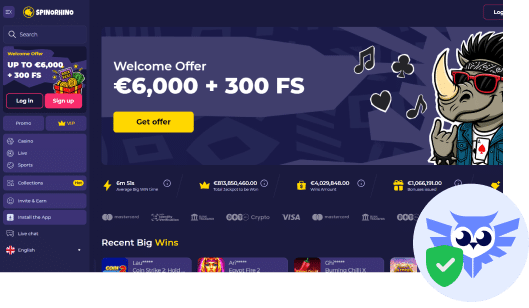 Spino Rhino casino betrouwbaar