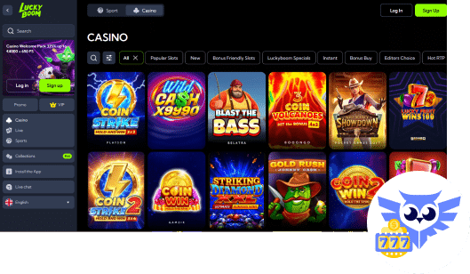 Dit zijn de LuckyBoom casino spellen die je mag verwachten